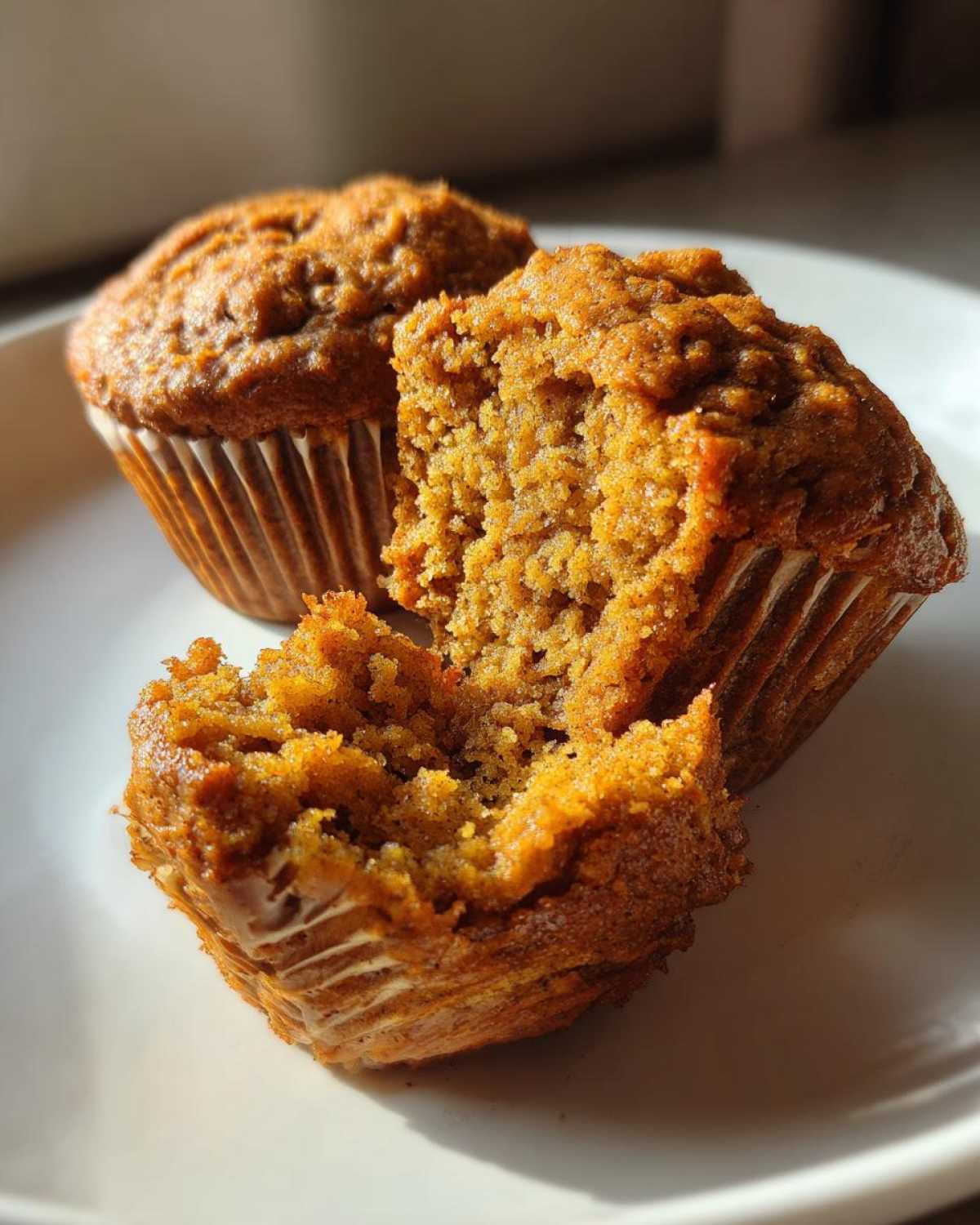 Pumpkin spice muffins - detail 2