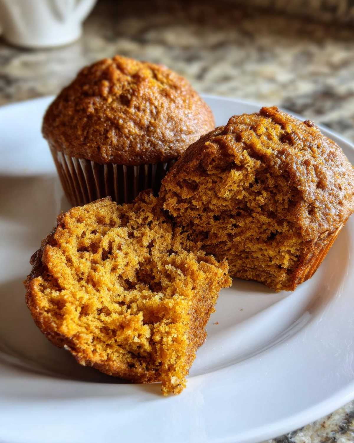 Pumpkin spice muffins - detail 3