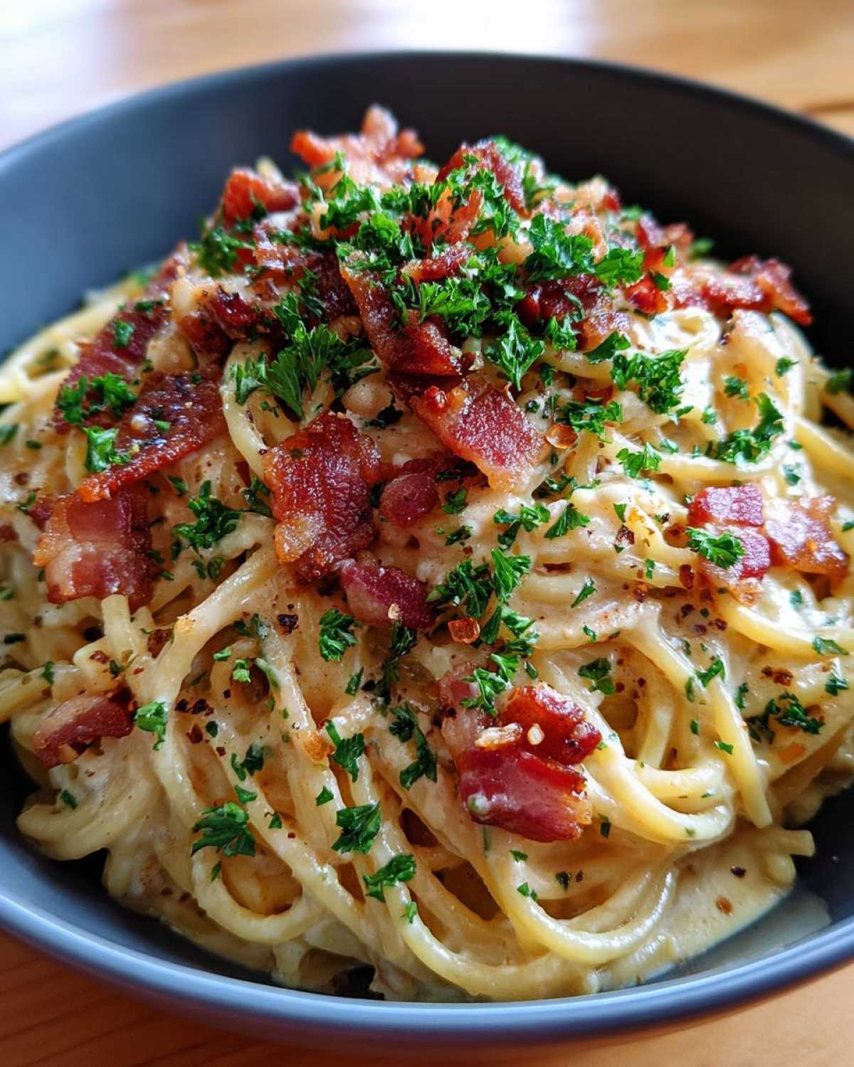 Ramen Carbonara (Instant Noodles Hack) - detail 3