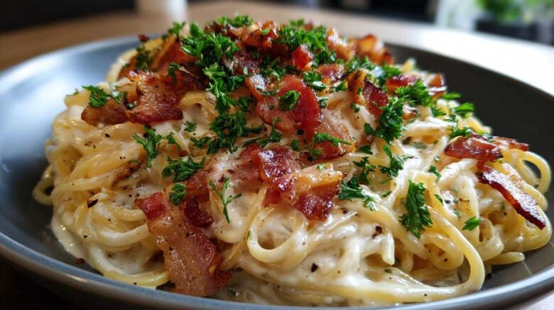 Ramen Carbonara (Instant Noodles Hack)