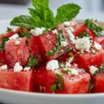 Refreshing Watermelon Feta Salad (with Mint)