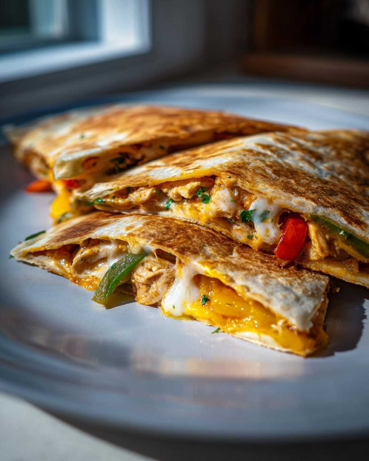 Sheet Pan Chicken Fajita Quesadillas - detail 1