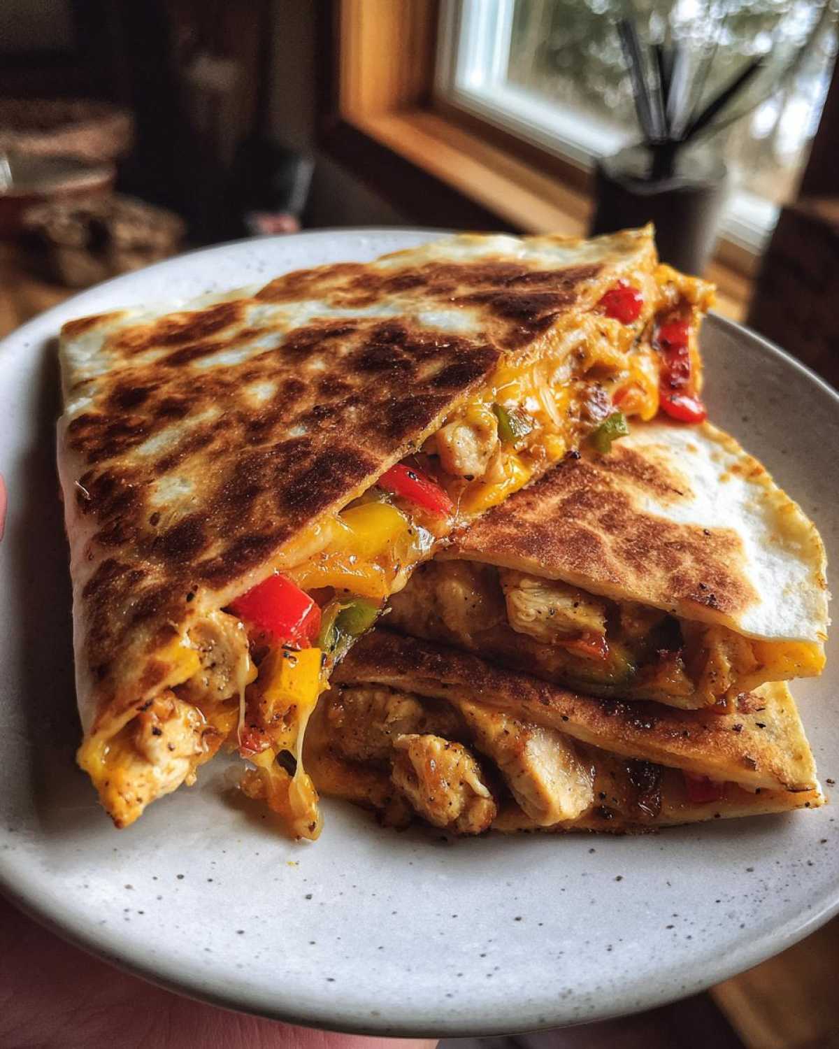Sheet Pan Chicken Fajita Quesadillas - detail 2