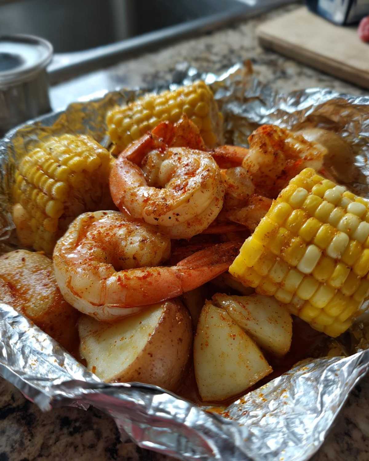 Shrimp Boil Foil Packets (Grill or Oven) - detail 1