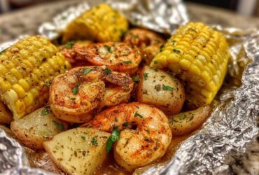 Shrimp Boil Foil Packets (Grill or Oven)