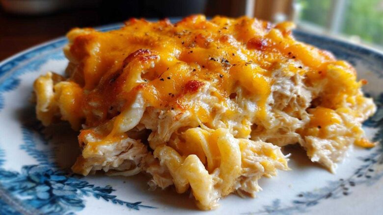 Slow cooker tuna noodle casserole