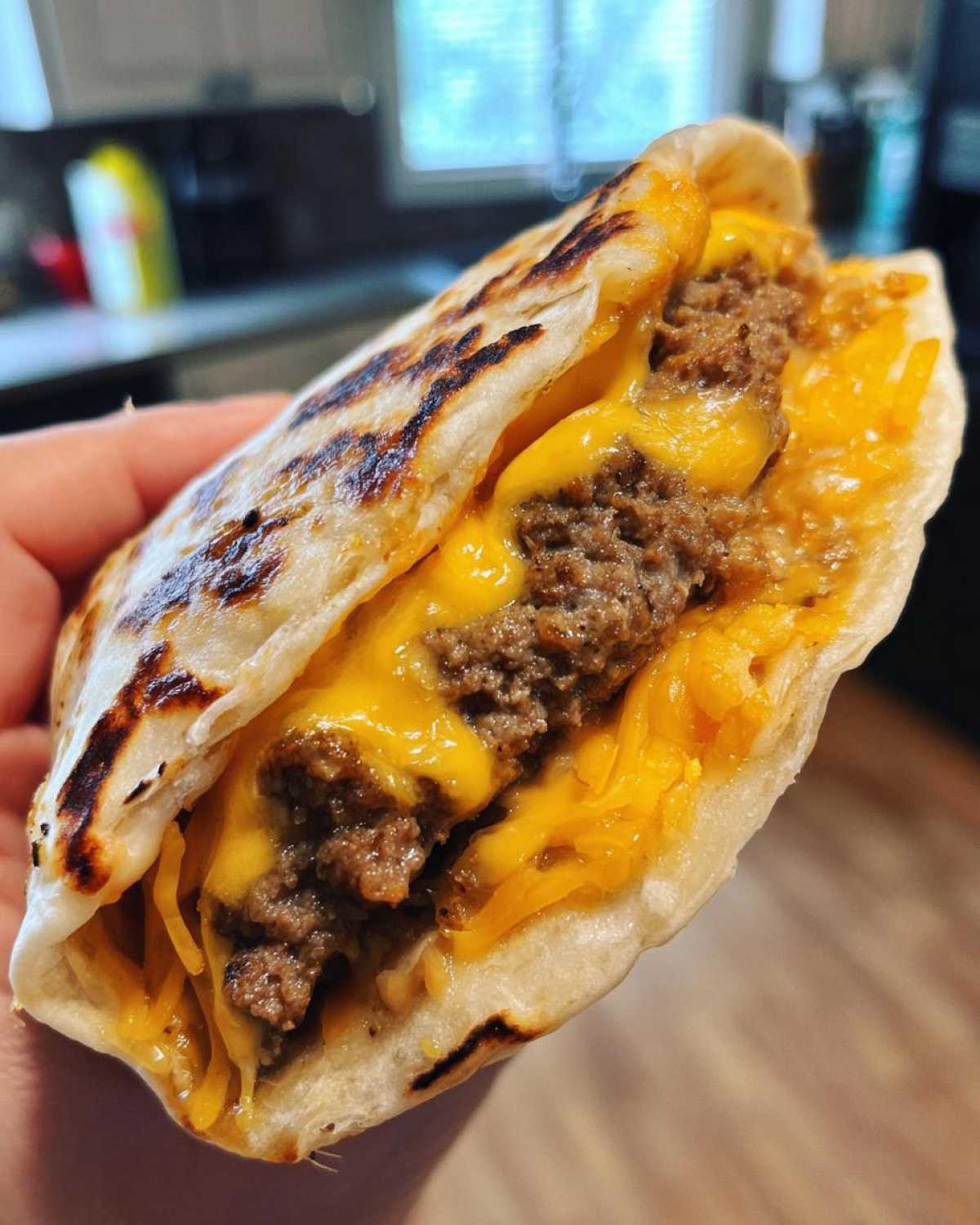 Smash Burger Tacos (TikTok Trend) - detail 2