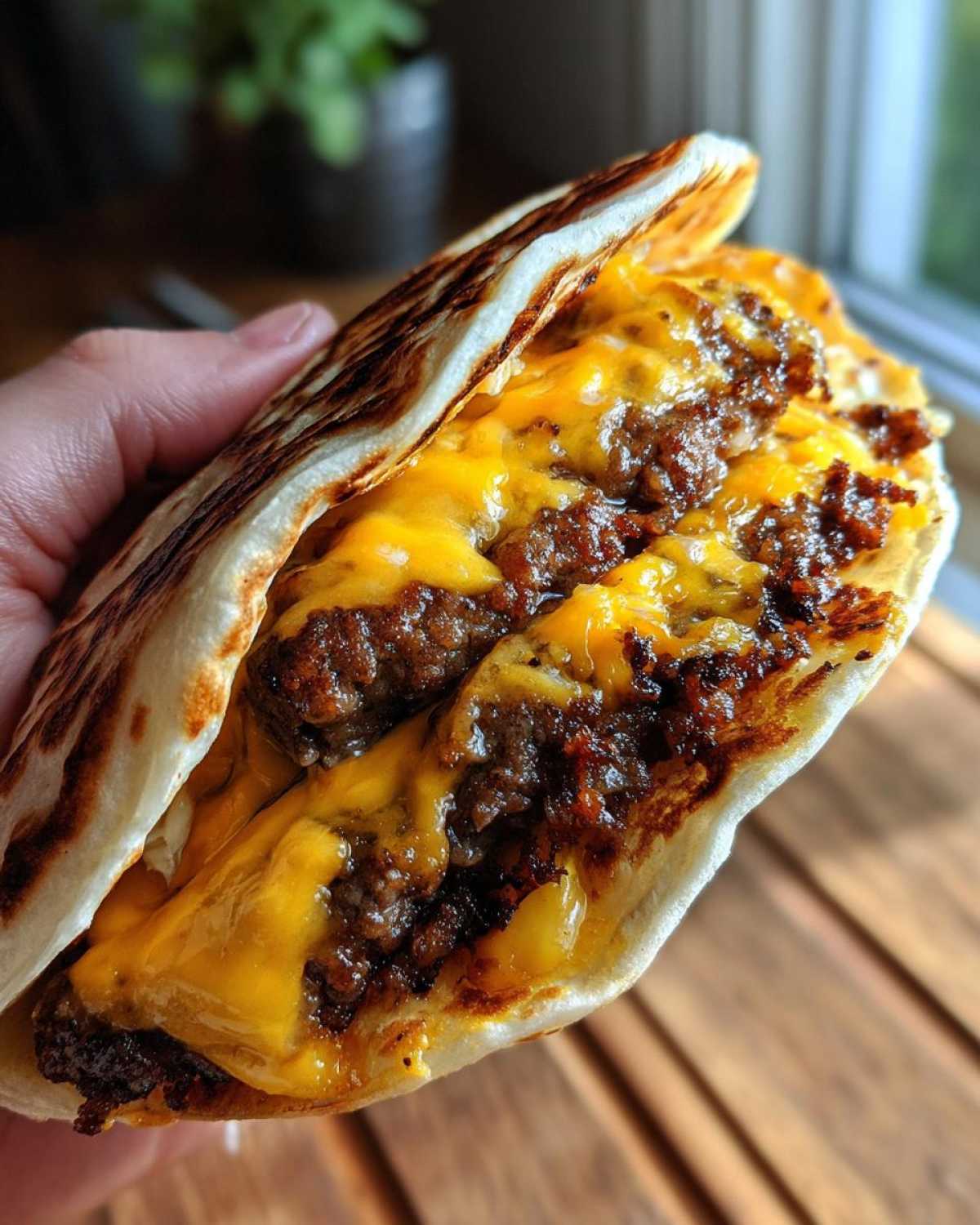 Smash Burger Tacos (TikTok Trend) - detail 3