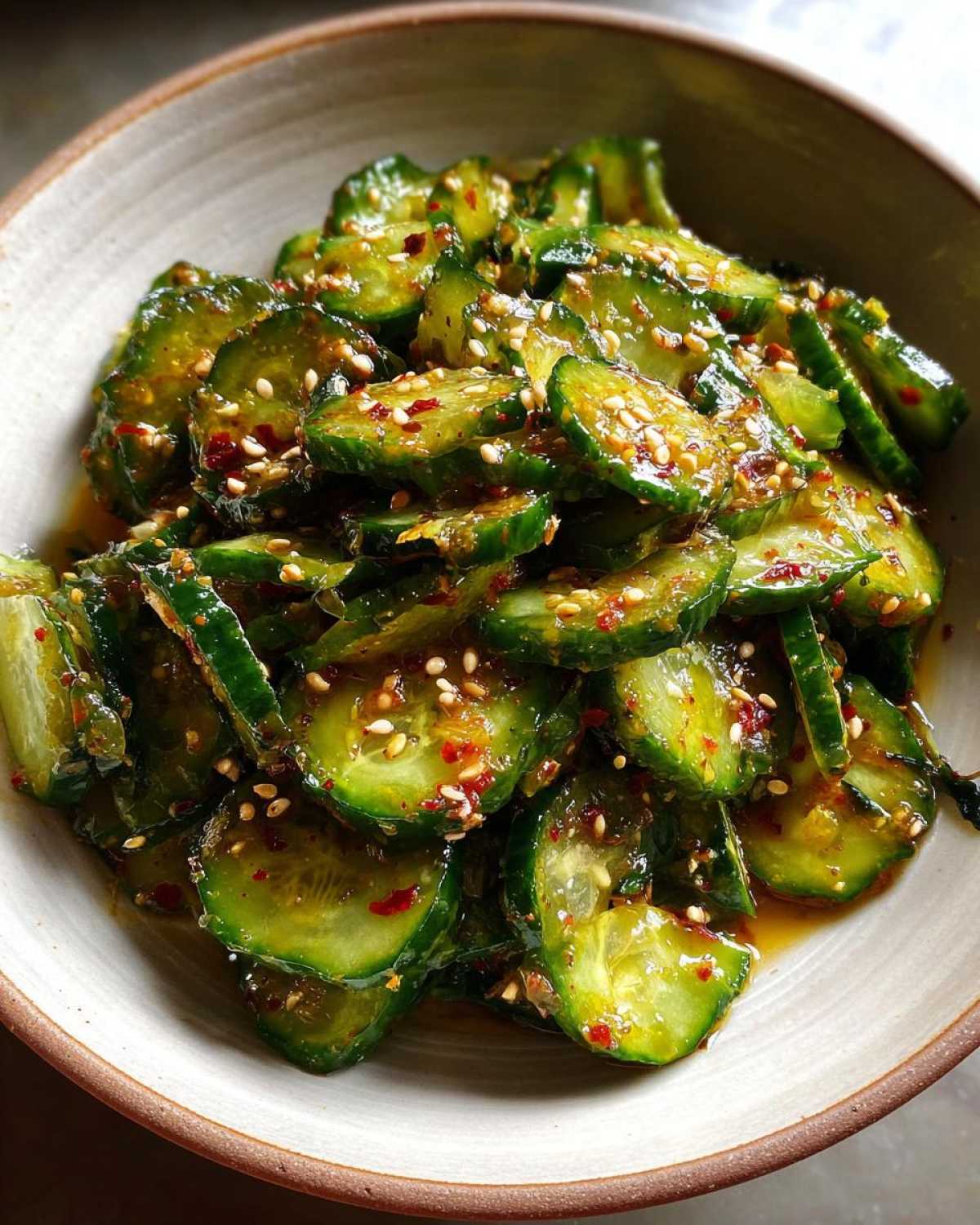 Smashed Cucumber Salad (Spicy Asian Side) - detail 3