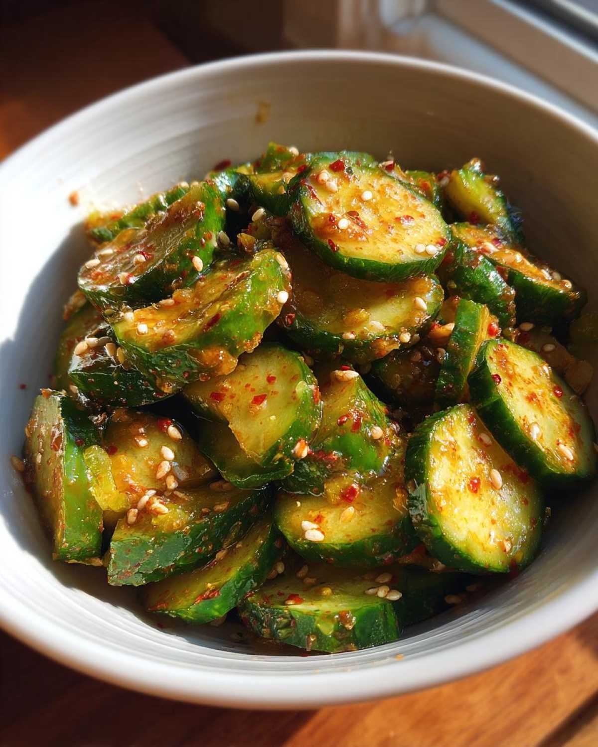 Smashed Cucumber Salad (Spicy Asian Side) - detail 1