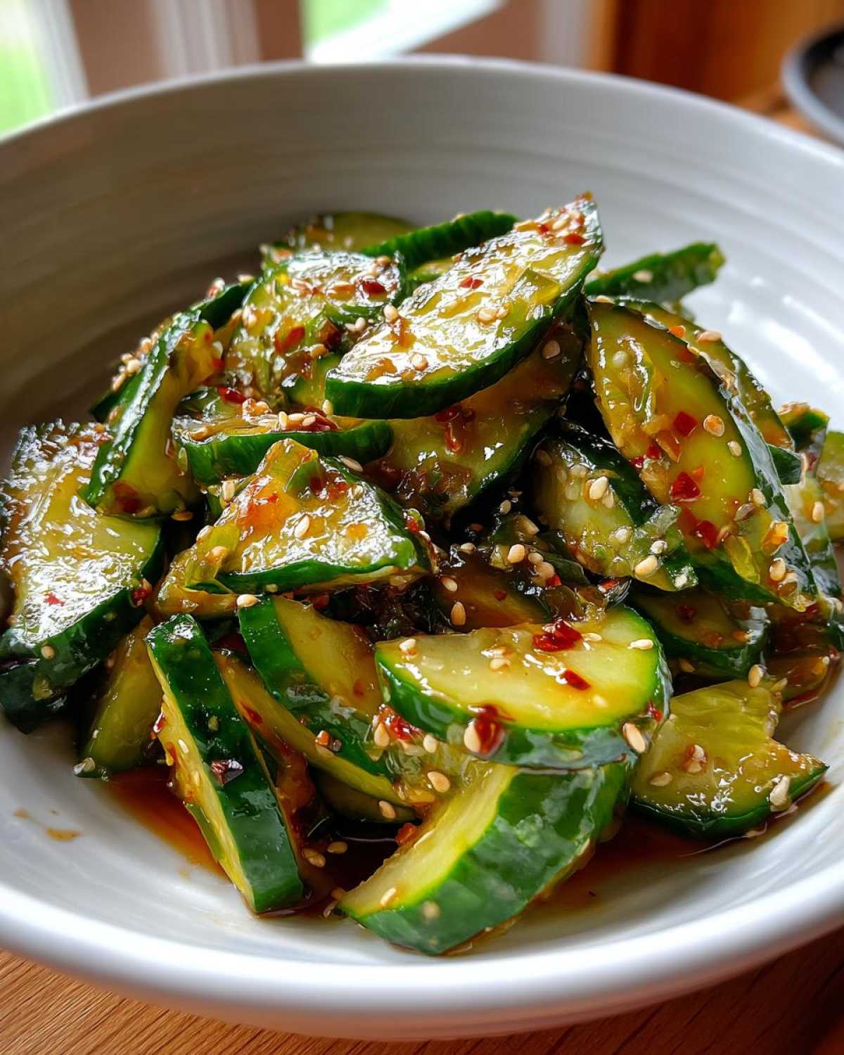 Smashed Cucumber Salad (Spicy Asian Side) - detail 2