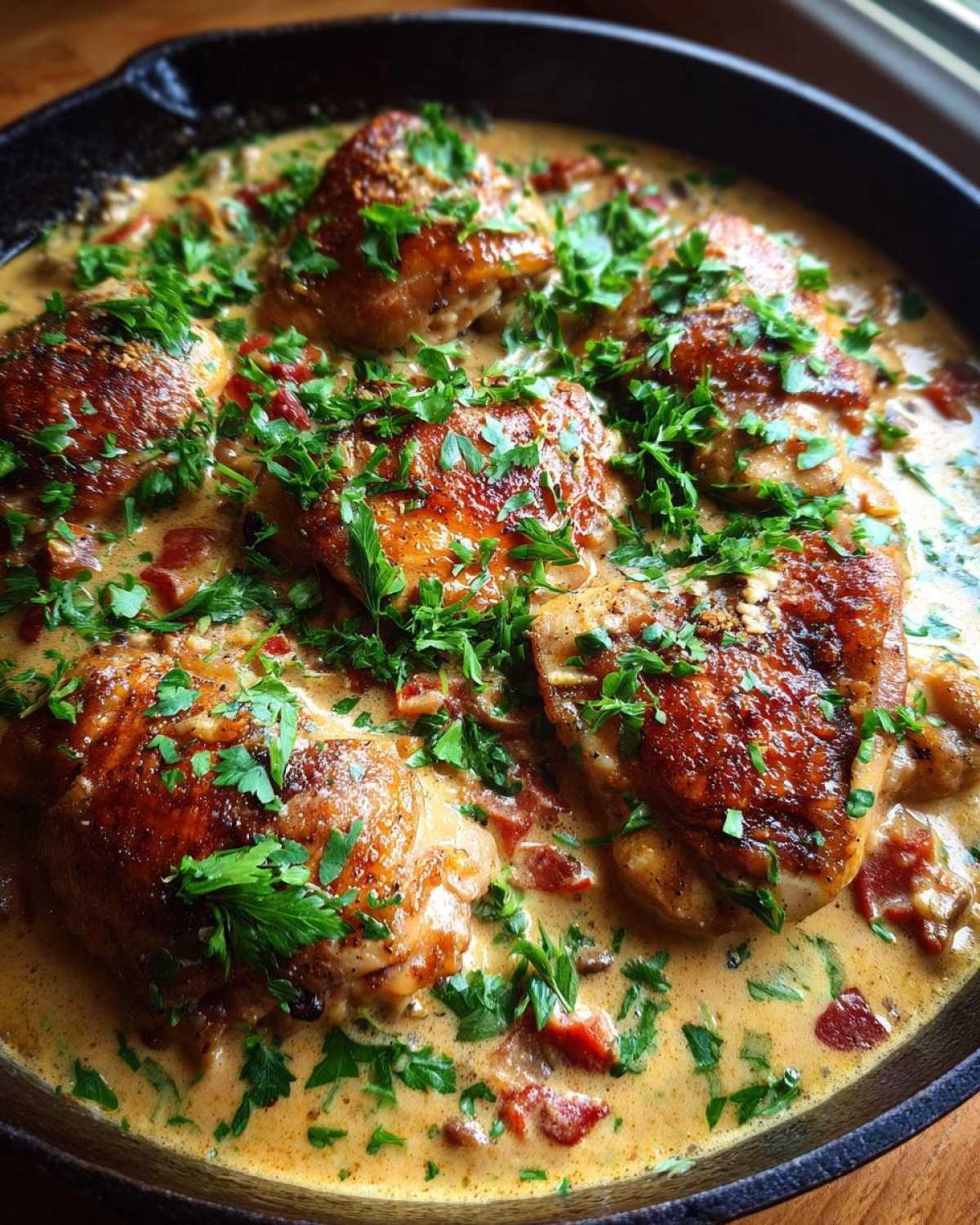 Smothered Skillet Chicken - detail 1