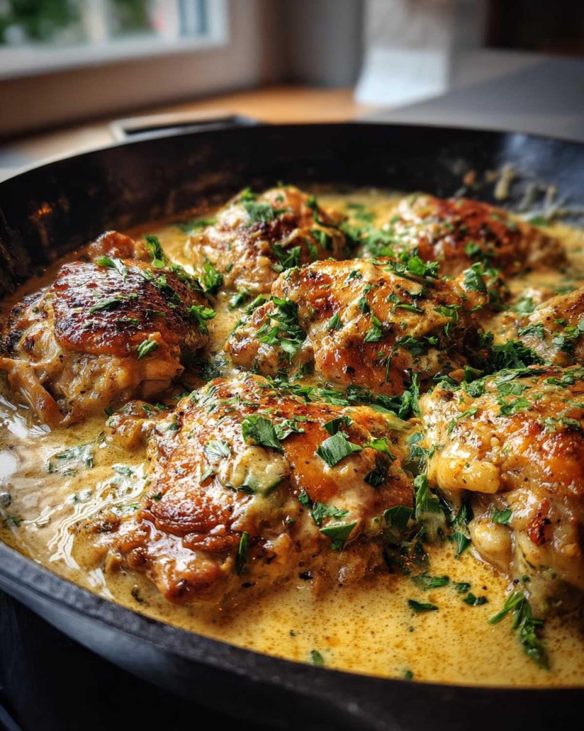 Smothered Skillet Chicken - detail 2