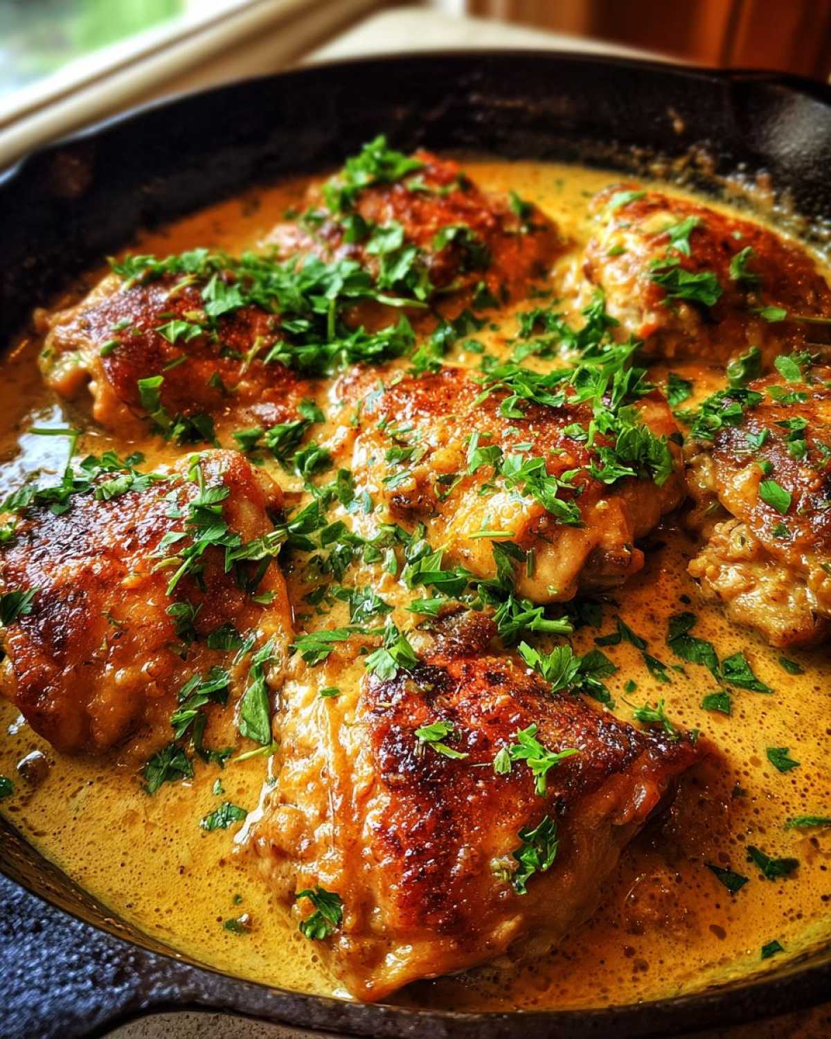 Smothered Skillet Chicken - detail 3