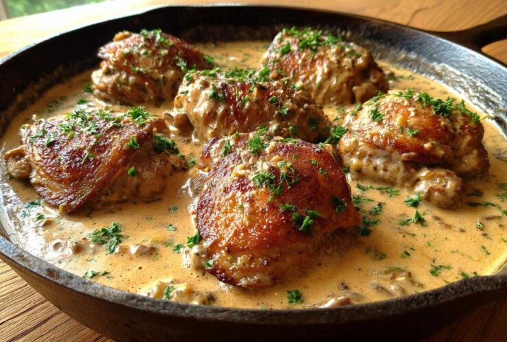 Smothered Skillet Chicken