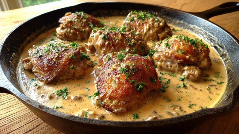 Smothered Skillet Chicken