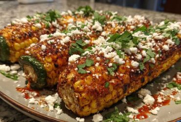 Spicy Mexican street corn