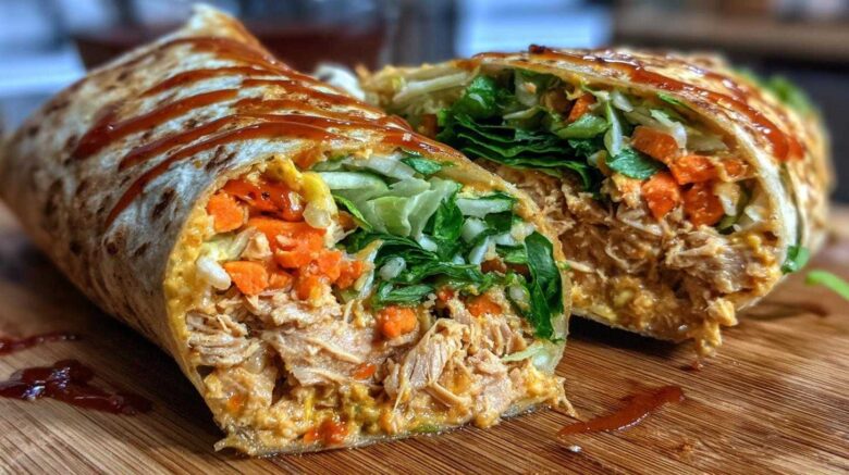 Spicy tuna wrap