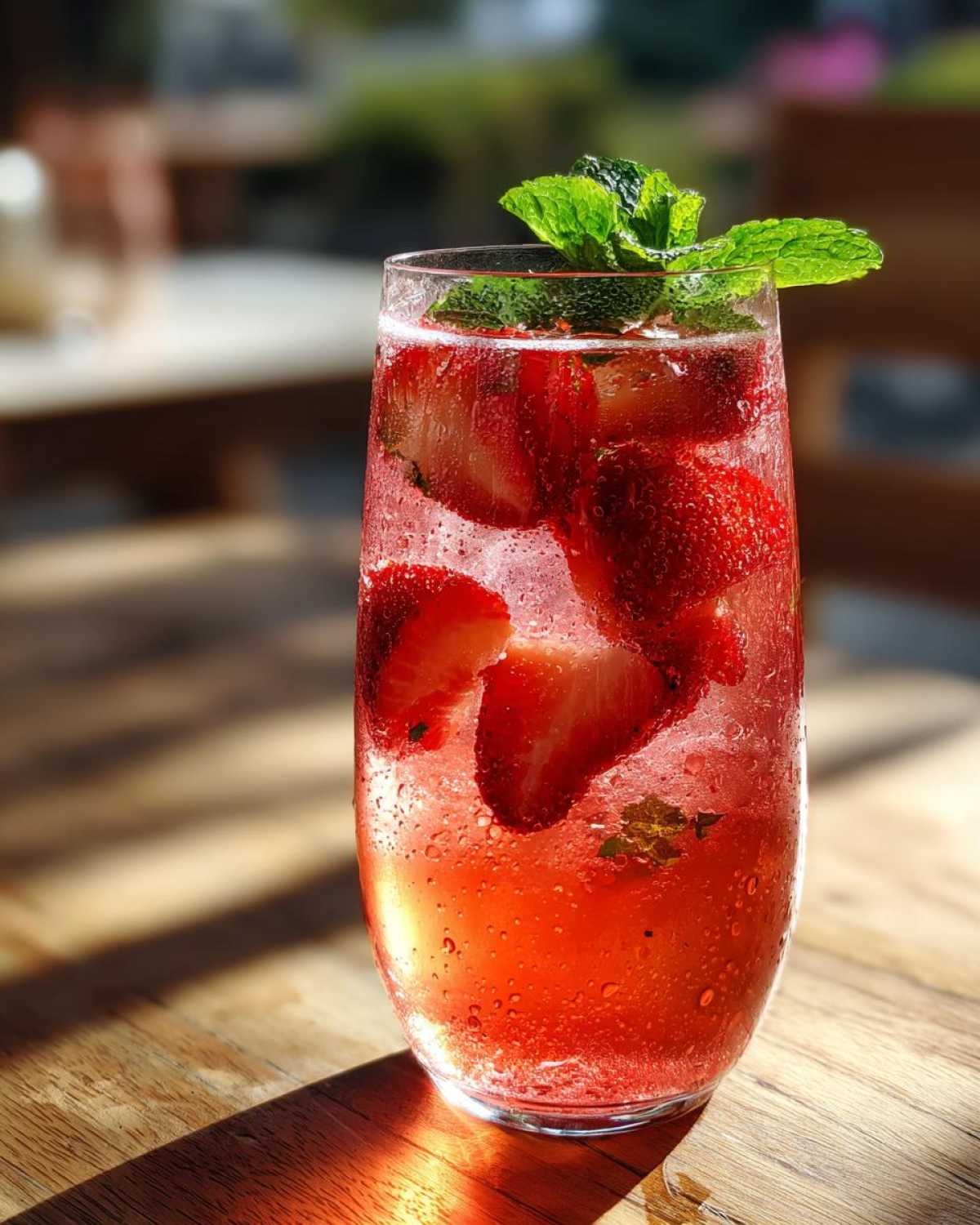 Strawberry Lemon Iced Tea - detail 1
