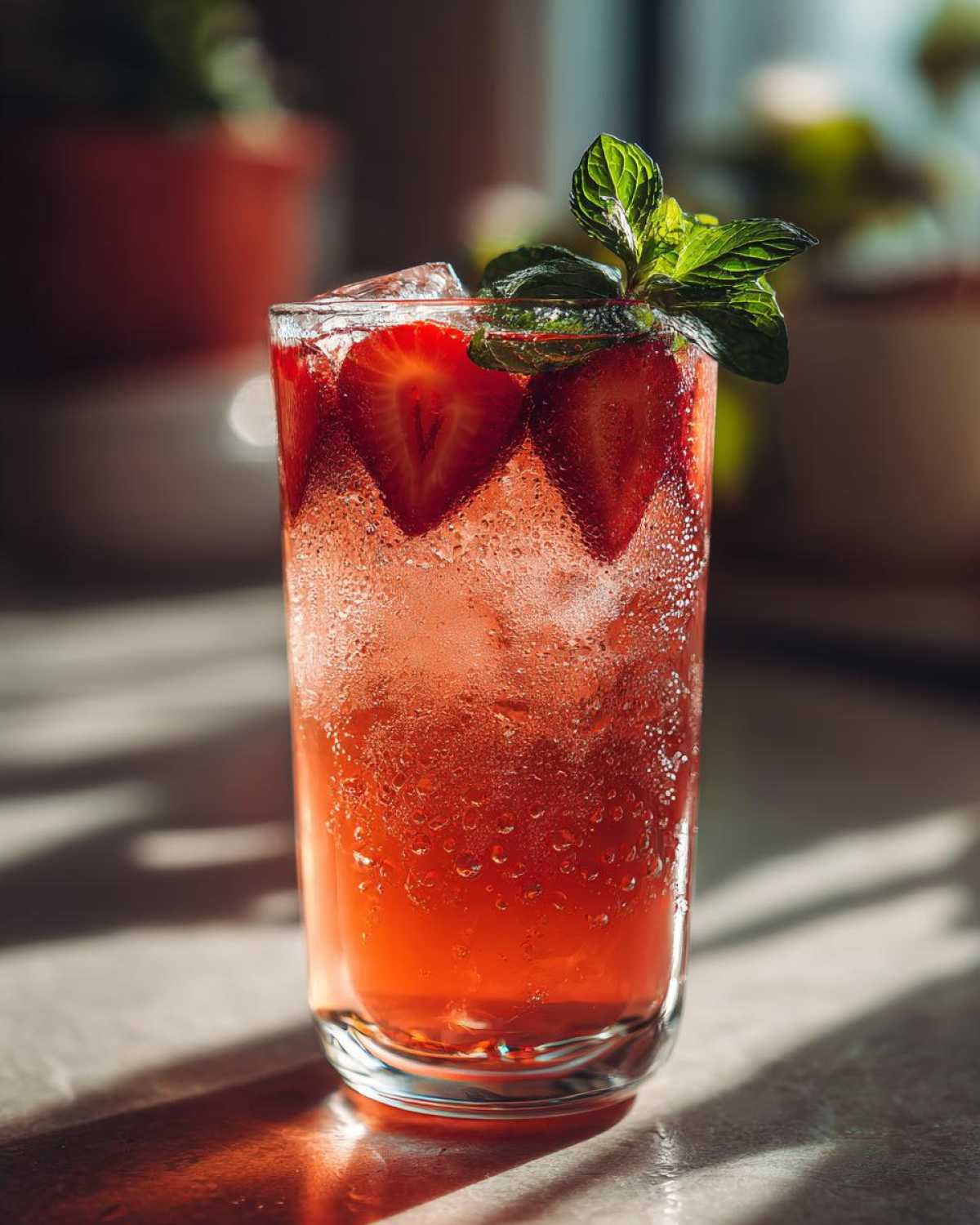 Strawberry Lemon Iced Tea - detail 2