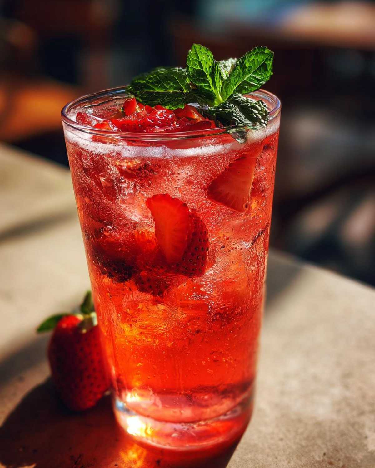 Strawberry Lemon Iced Tea - detail 3