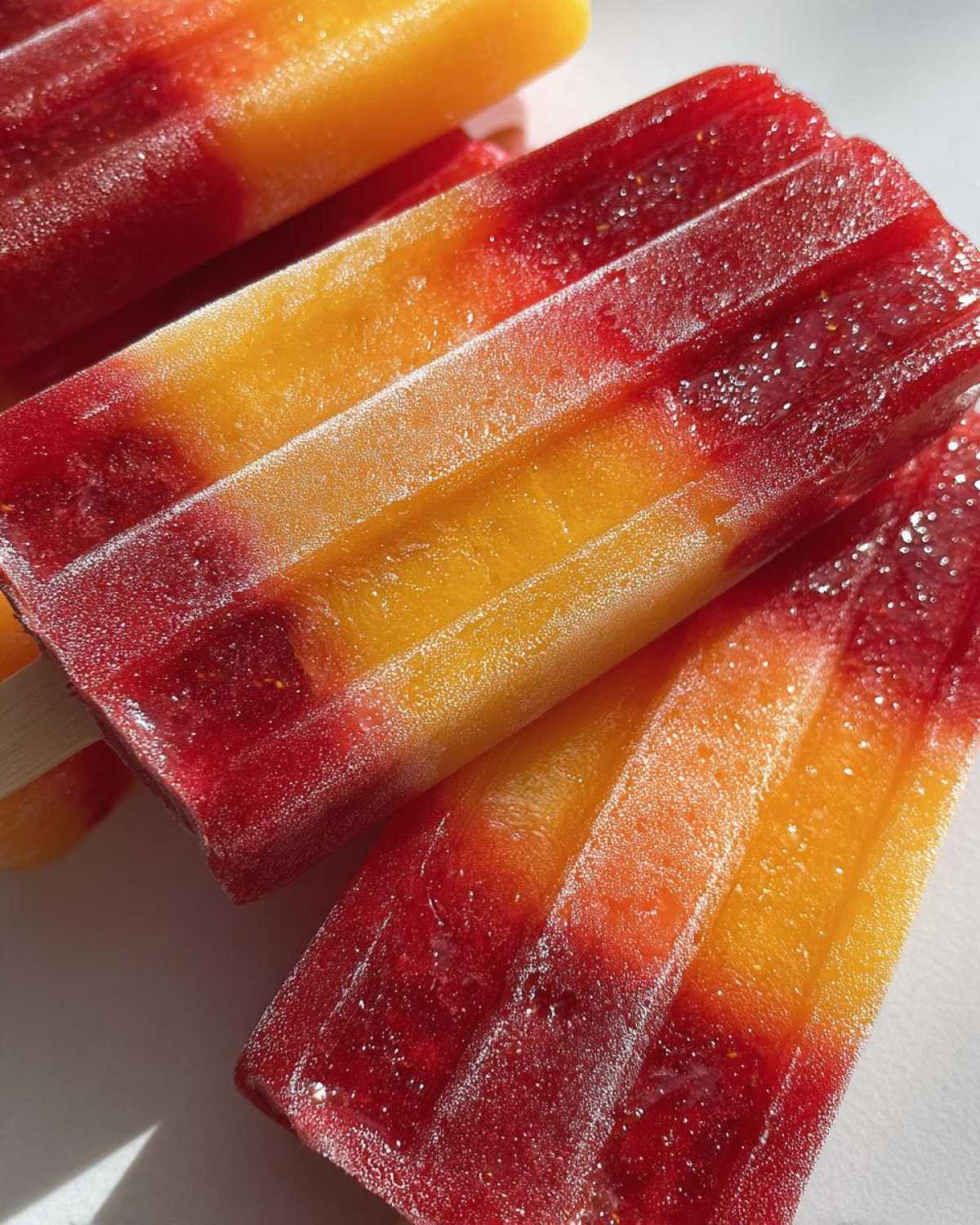 Strawberry Mango Popsicles (Real Fruit) - detail 3