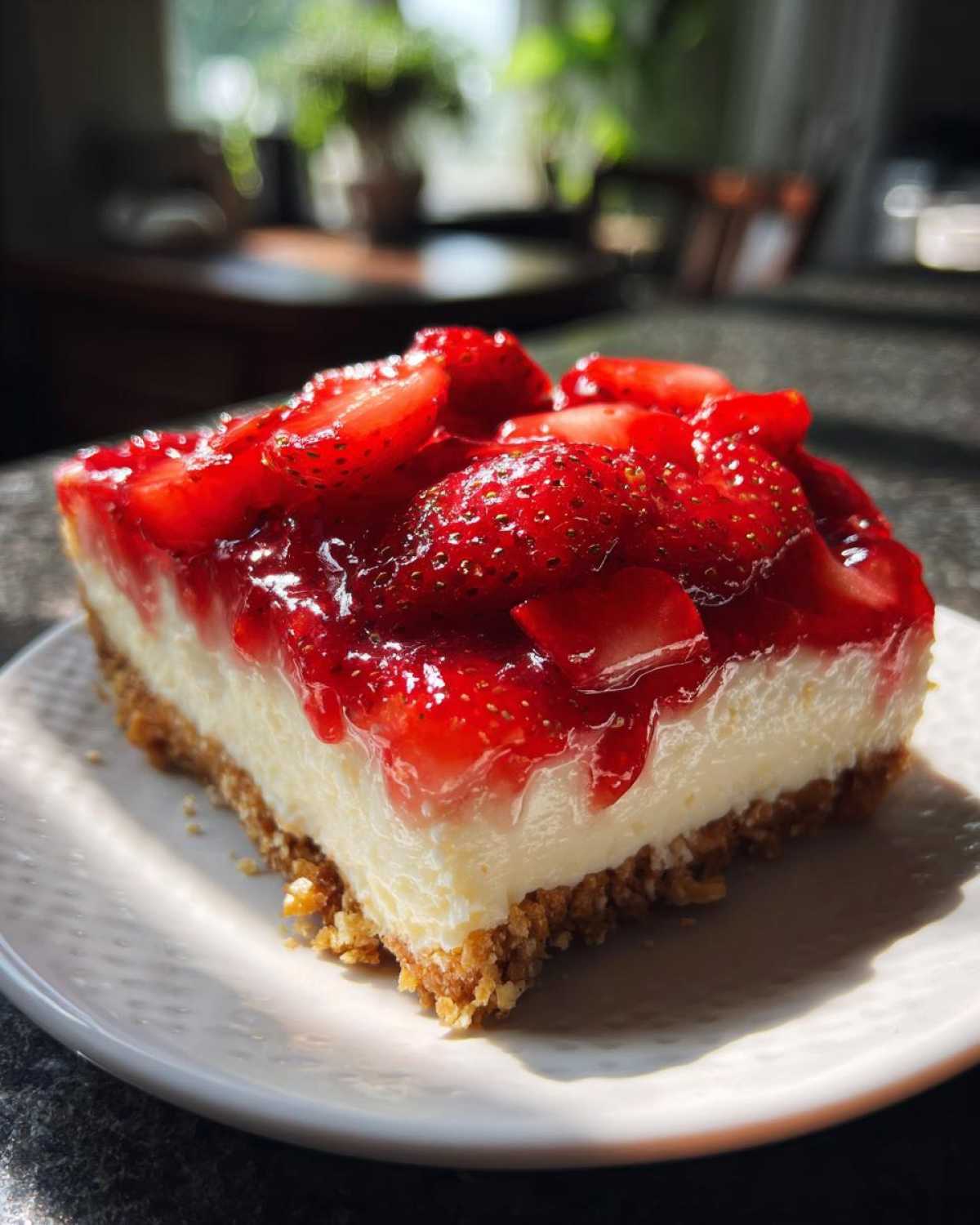 Strawberry Pretzel Salad (Retro Dessert) - detail 3