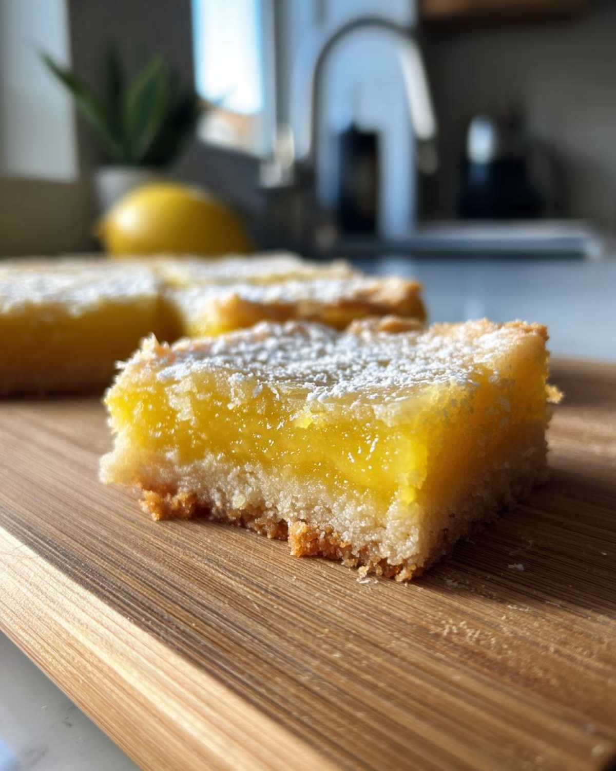 Tangy Lemon Bars (with Shortbread Crust) - detail 3