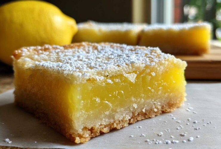 Tangy Lemon Bars (with Shortbread Crust)