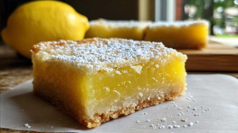 Tangy Lemon Bars (with Shortbread Crust)