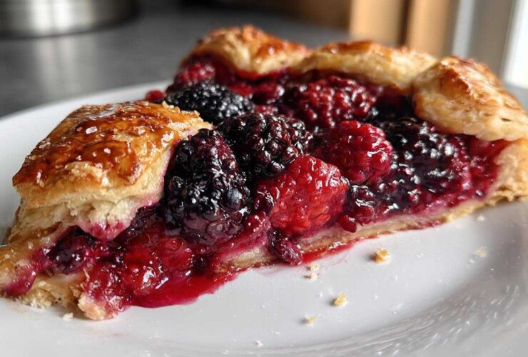 Triple Berry Galette (Mixed Berry Tart)