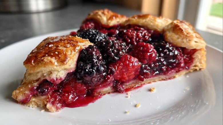 Triple Berry Galette (Mixed Berry Tart)