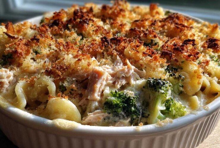 Tuna and broccoli casserole