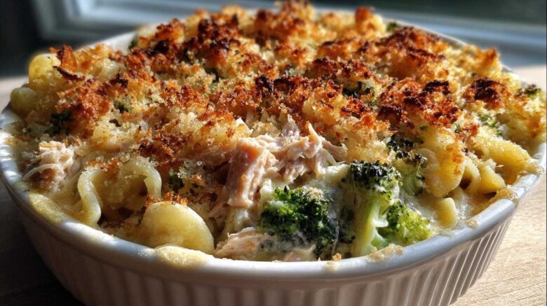 Tuna and broccoli casserole