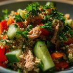 Tuna quinoa bowl
