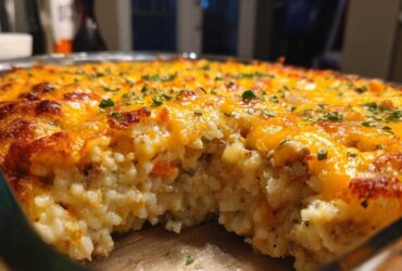 Tuna rice casserole