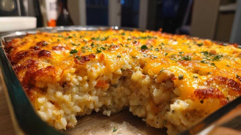 Tuna rice casserole