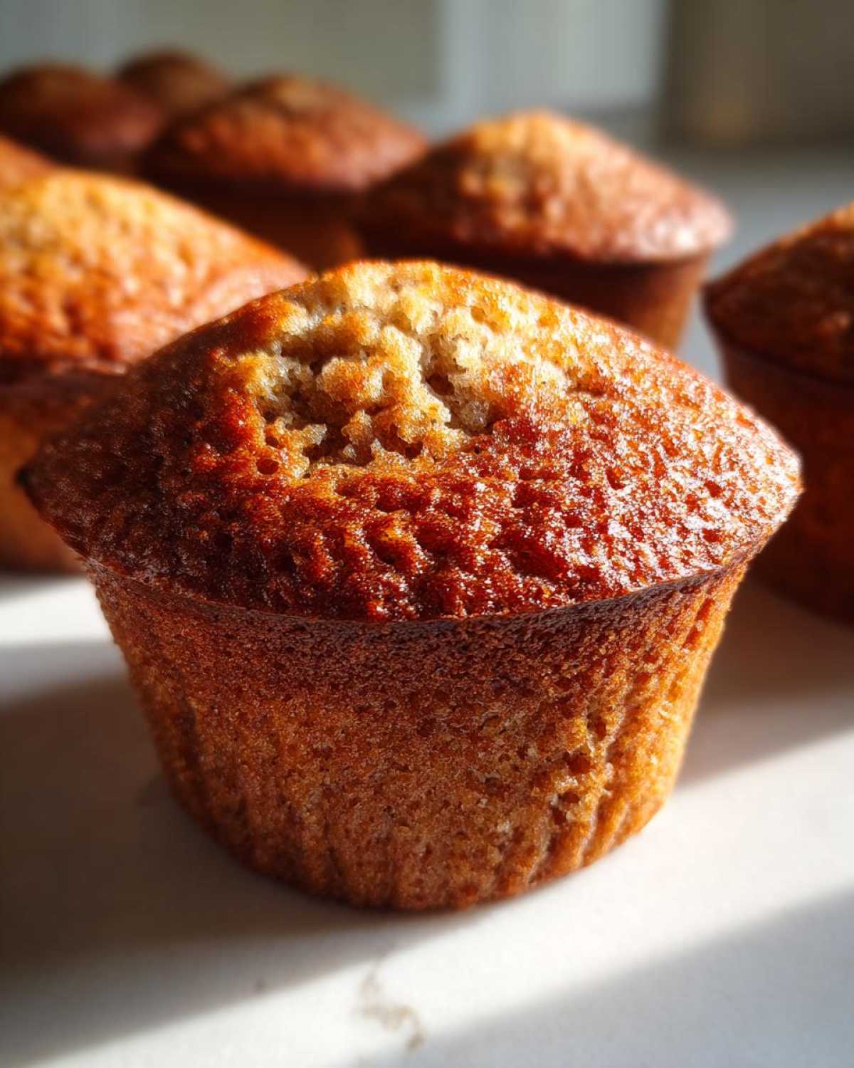 Vegan banana muffins - detail 4