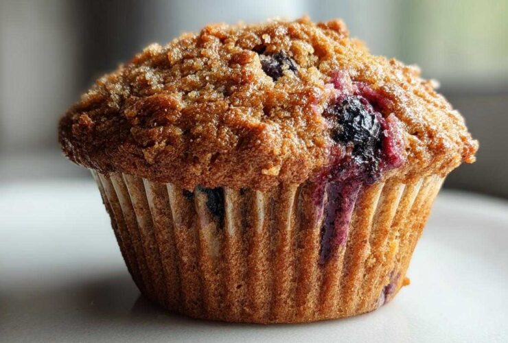 Vegan blueberry muffins