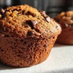 Vegan chocolate chip muffins