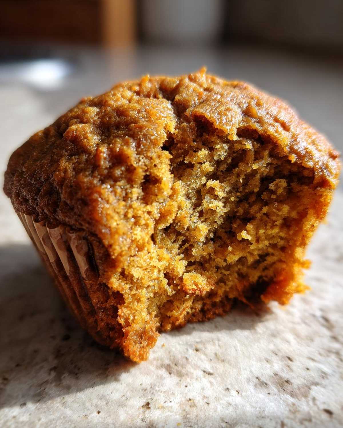 Vegan pumpkin muffins - detail 3