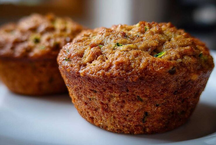Vegan zucchini muffins