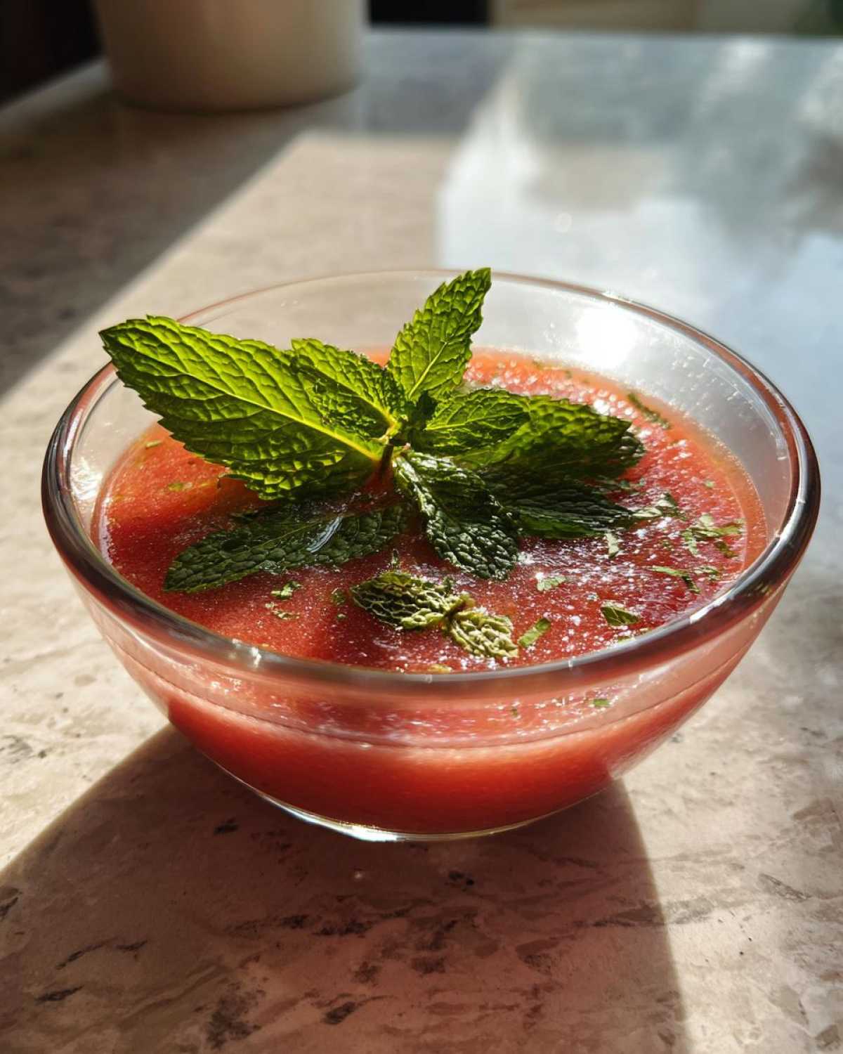 Watermelon Gazpacho (Chilled Soup) - detail 4