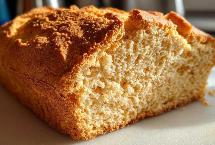 2-Ingredient Ice Cream Bread