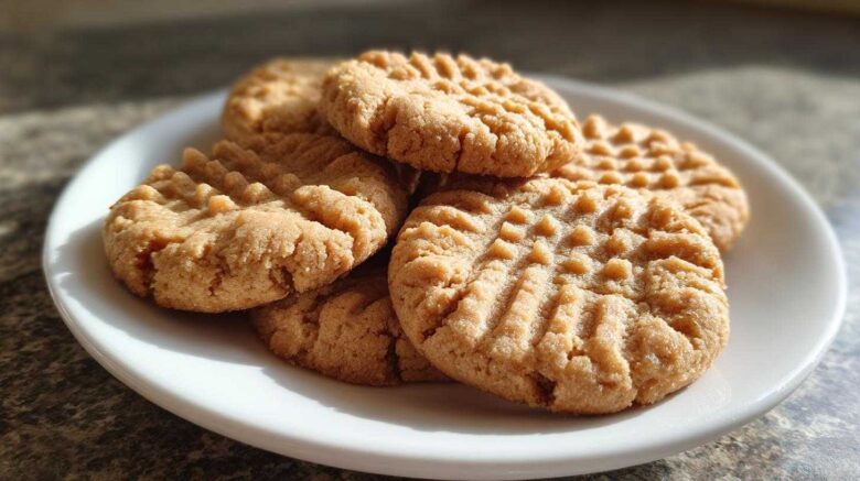 3-Ingredient Peanut Butter Cookies