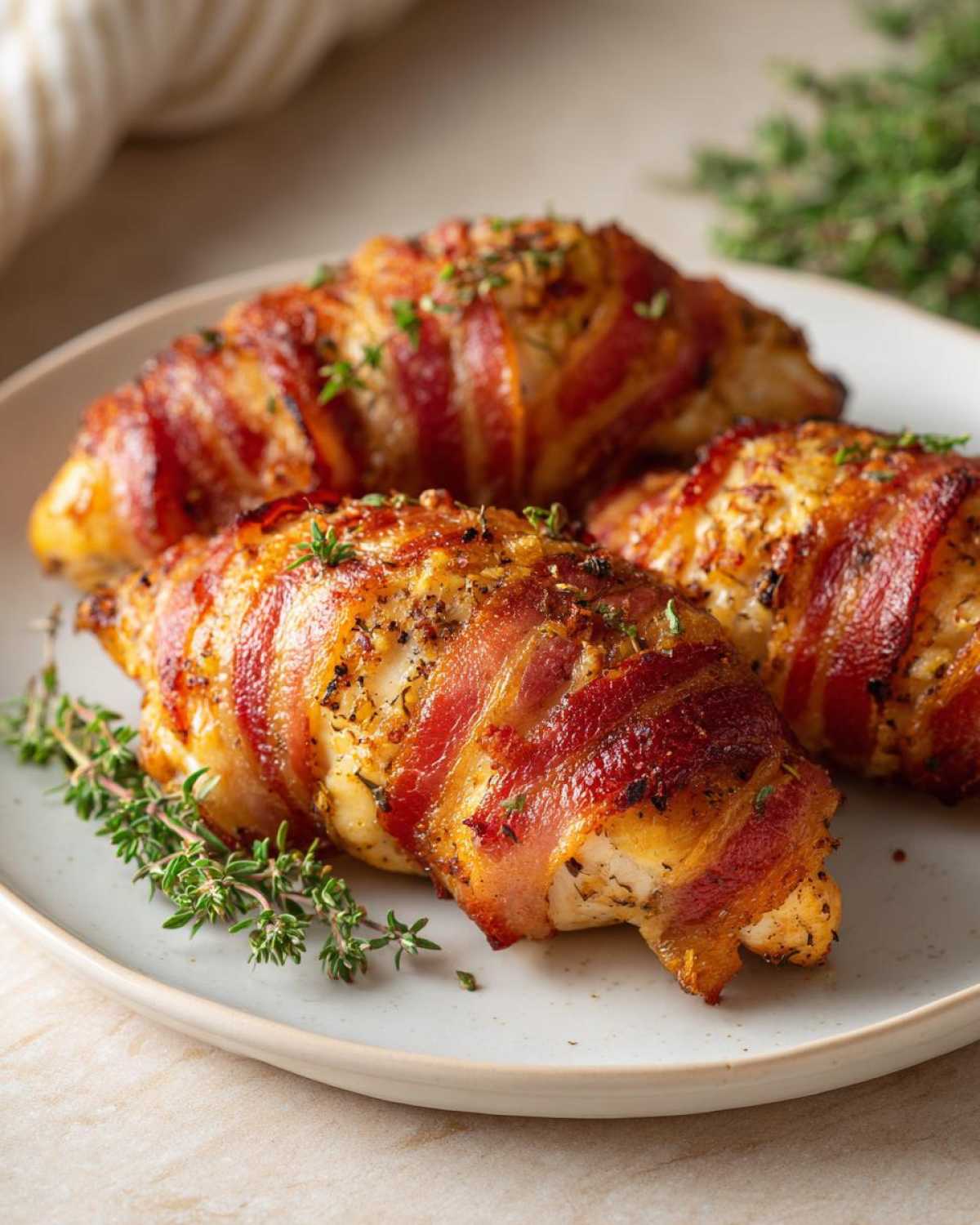 Bacon-Wrapped Chicken Breasts - detail 1