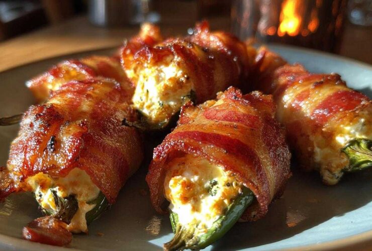 Bacon-Wrapped Jalapeño Poppers