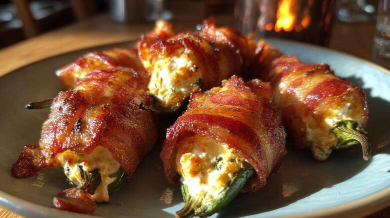 Bacon-Wrapped Jalapeño Poppers