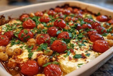 Baked Feta Chickpeas