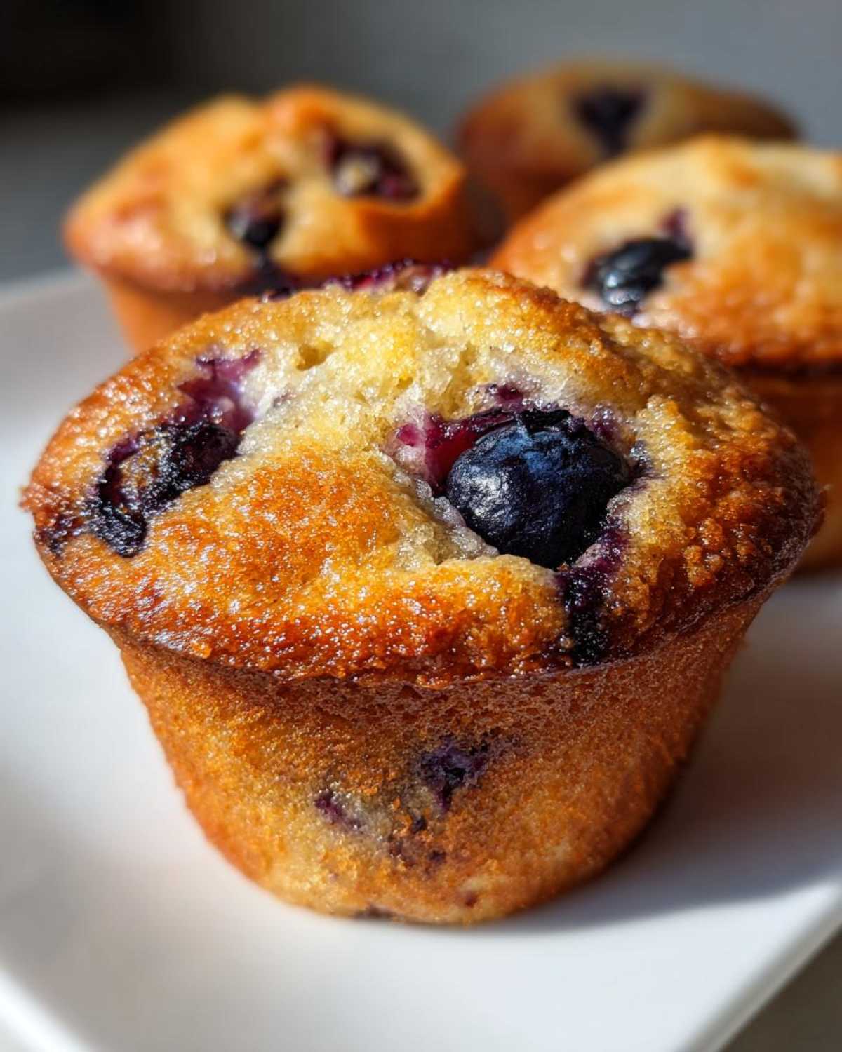 Banana Blueberry Muffins - detail 1